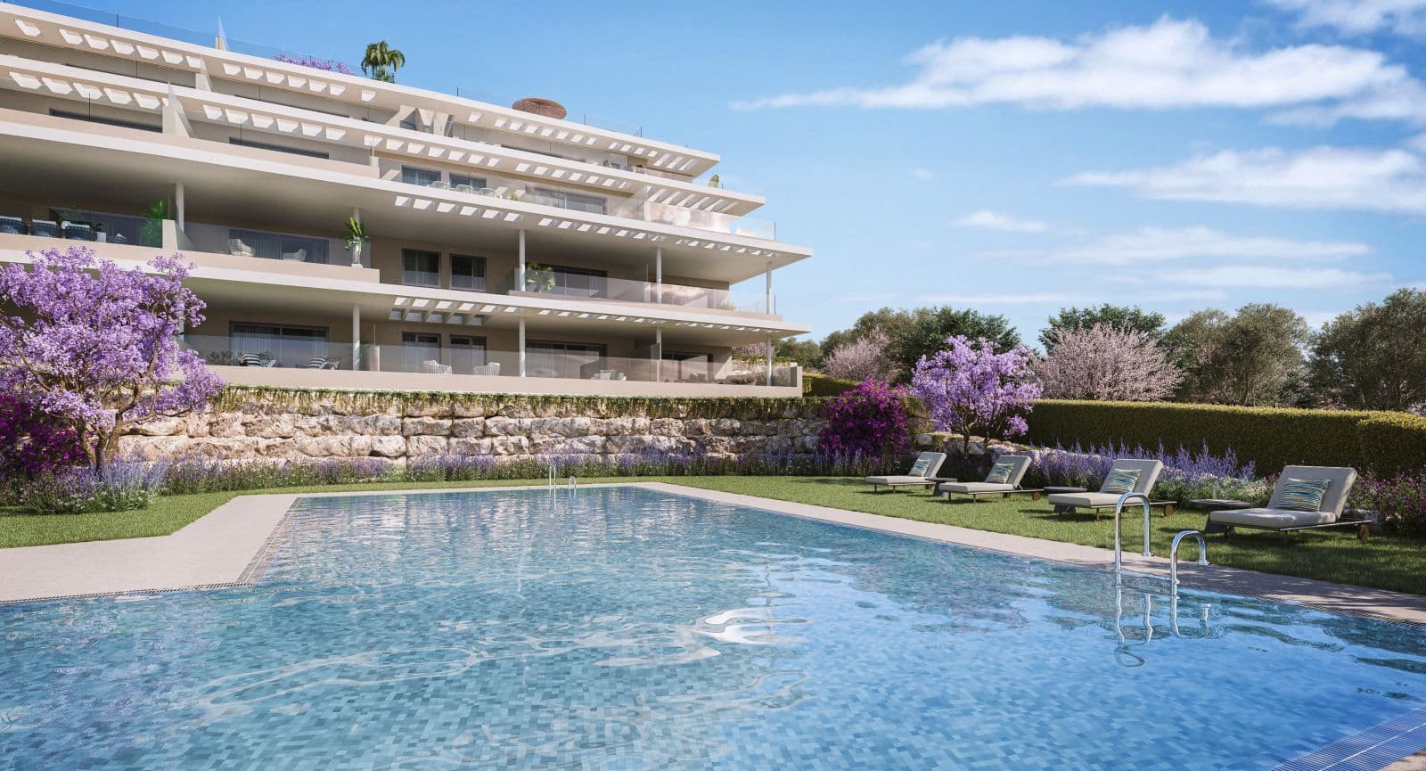 2 soveværelse Lejlighed til salg i Estepona med swimmingpool garage - € 449.000 (Ref: 10015409)