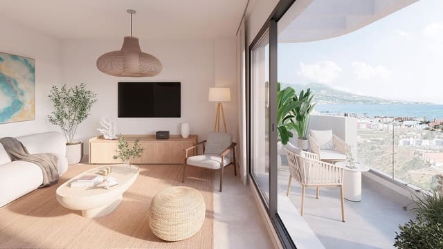 2 soverom Leilighet til salgs i Hipódromo - Cerrado del Águila, Mijas med svømmebasseng garasje - € 294 000 (Ref: 10017476)