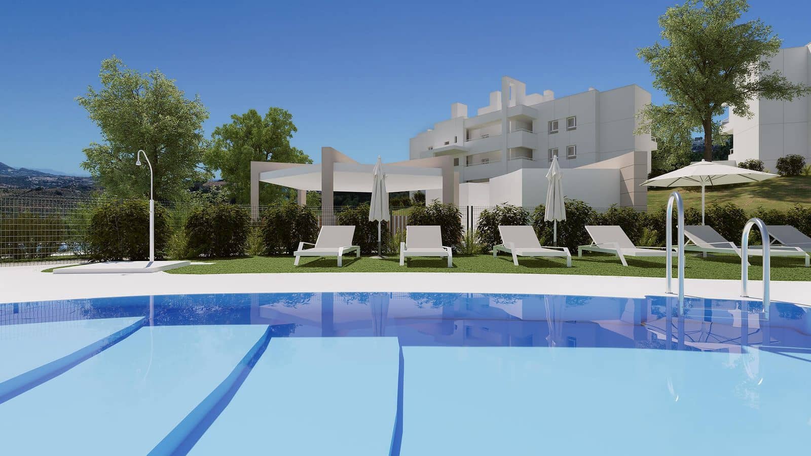 3 soveværelse Lejlighed til salg i Mijas med swimmingpool garage - € 400.000 (Ref: 10017487)