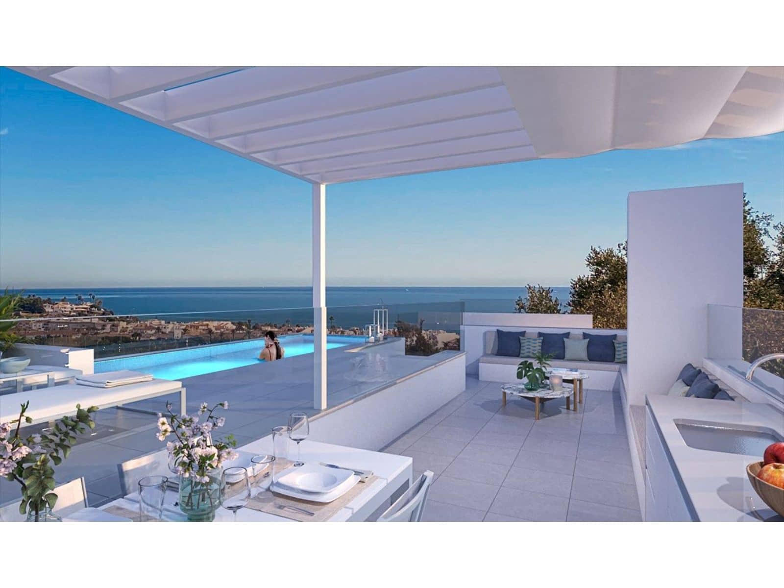 1 slaapkamer Appartement te koop in Mijas met zwembad garage - € 430.000 (Ref: 10020867)