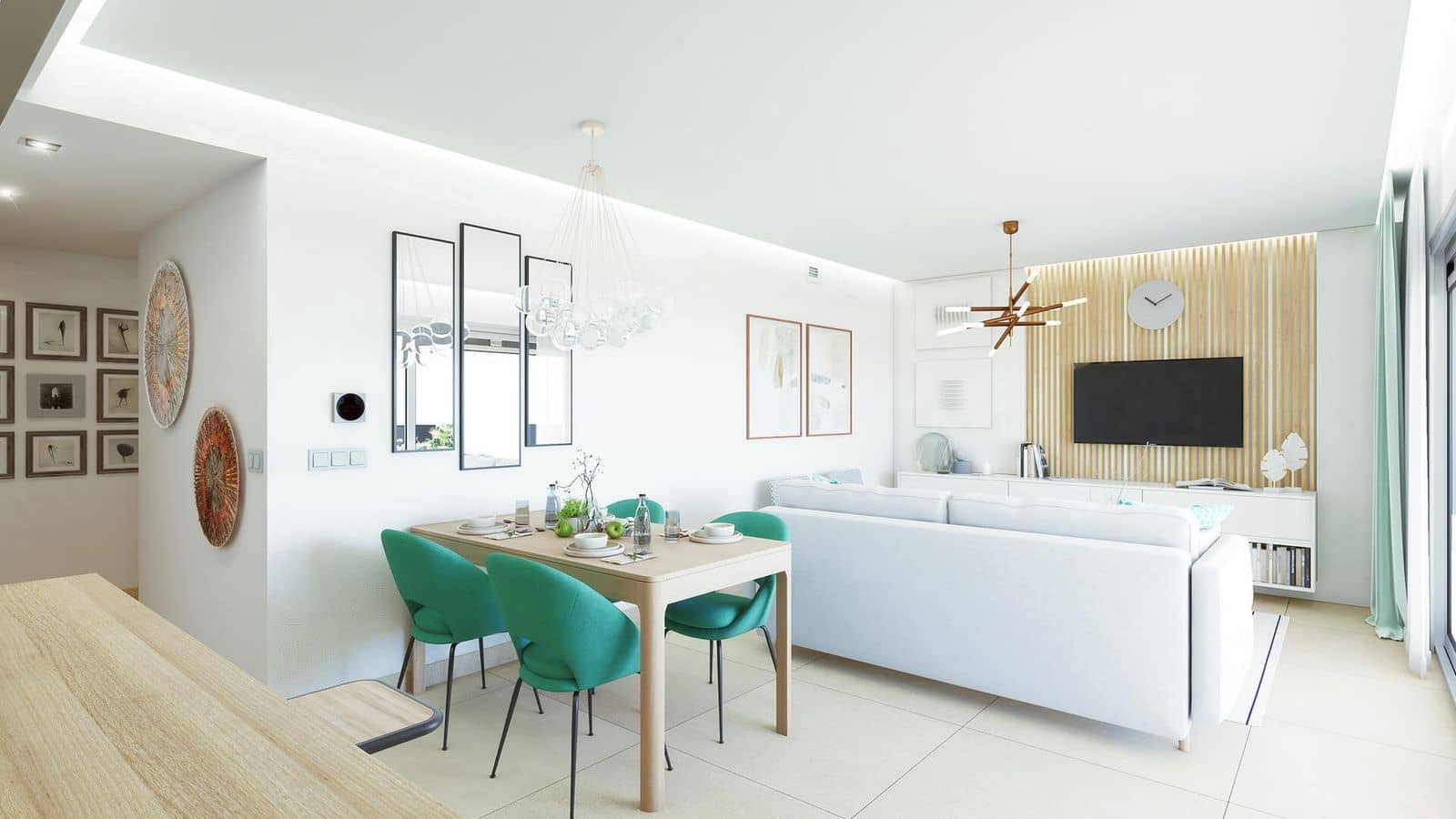 3 sypialnia Apartament na sprzedaż w Mijas z basenem garażem - 400 000 € (Ref: 10022401)