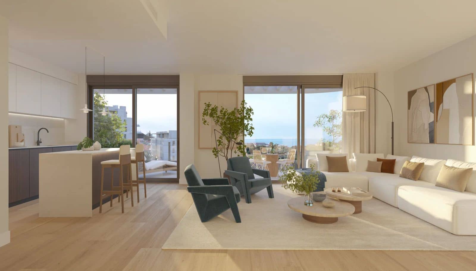 2 soverom Leilighet til salgs i Mijas med svømmebasseng garasje - € 395 000 (Ref: 10023905)