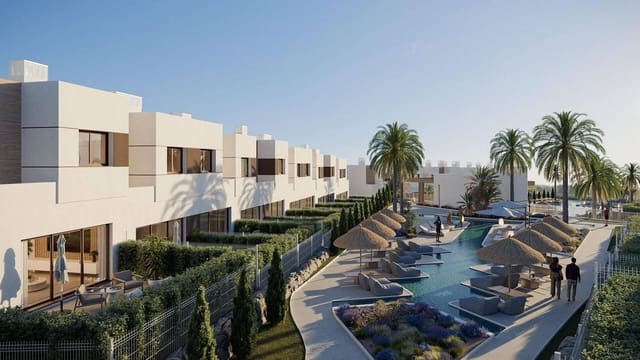 3 soverom Kjedet enebolig til salgs i El Faro de Calaburra - Chaparral, Mijas med svømmebasseng garasje - € 455 000 (Ref: 10023950)