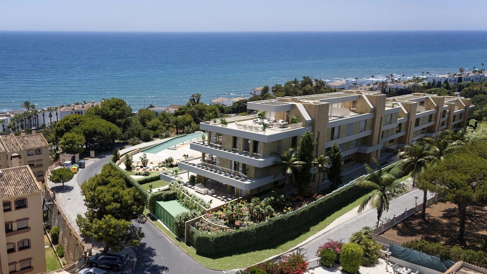 Apartamento de 2 habitaciones en Mijas en venta con piscina garaje - 795.000 € (Ref: 10027043)