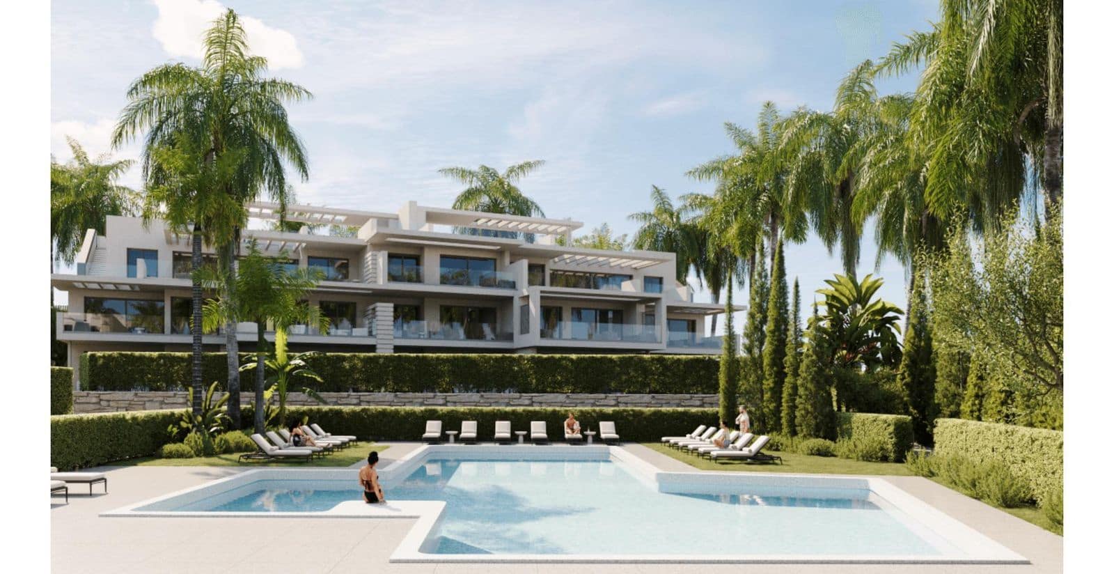 2 sovrum Lägenhet till salu i Estepona med pool garage - 495 000 € (Ref: 10027155)