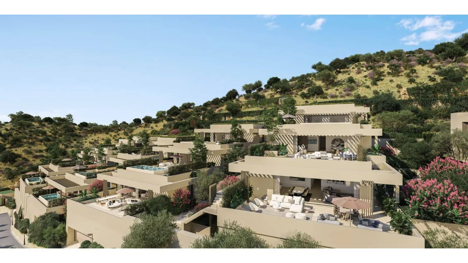 3 sypialnia Dom blizniak na sprzedaż w Benahavis z basenem garażem - 2 400 000 € (Ref: 10028035)