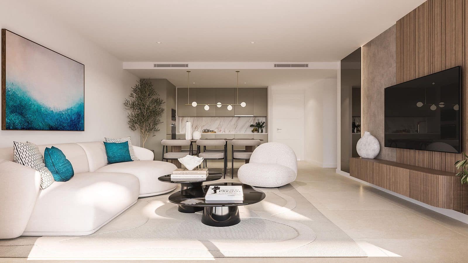 3 quarto Apartamento para venda em New Golden Mile com piscina garagem - 575 000 € (Ref: 10035251)