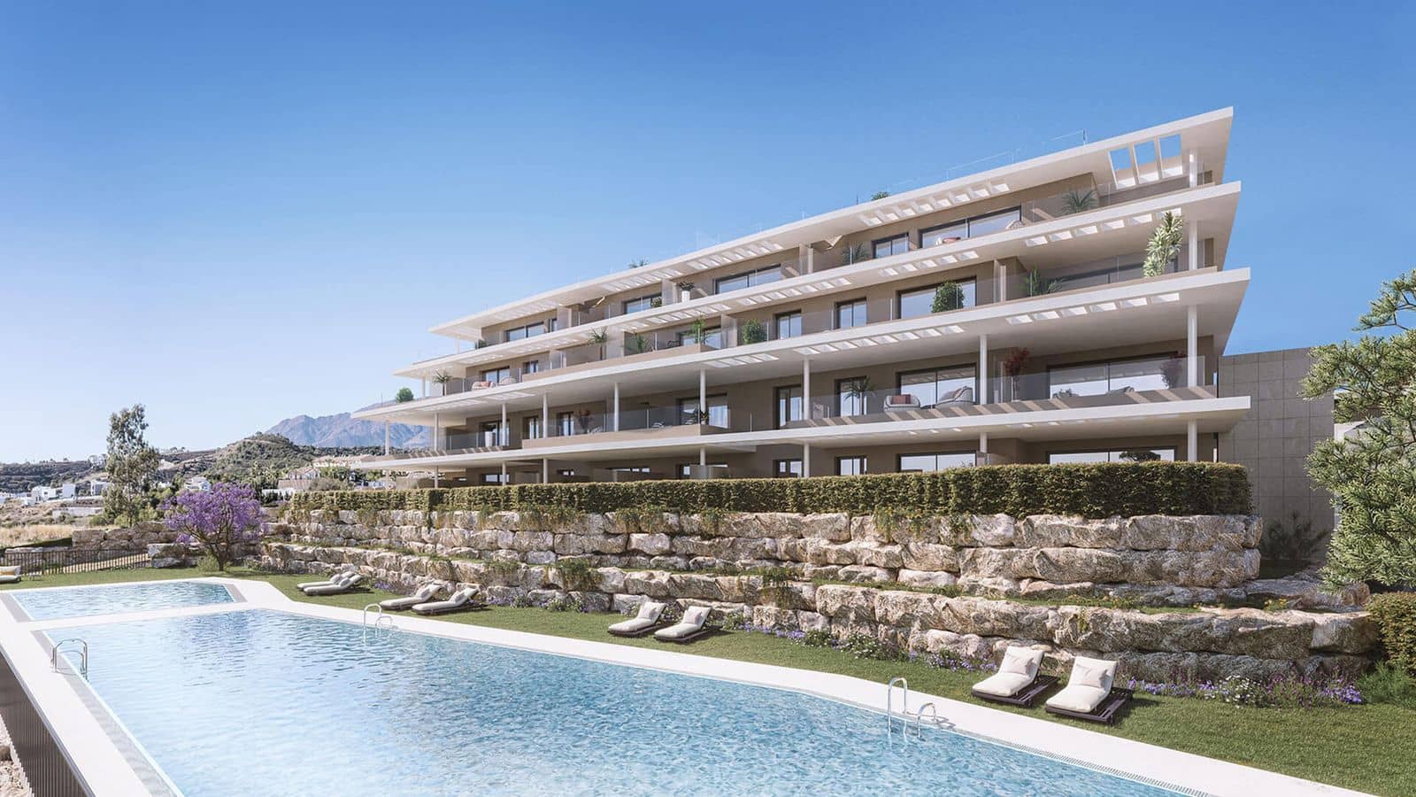 3 quarto Apartamento para venda em New Golden Mile com piscina garagem - 575 000 € (Ref: 10035251)