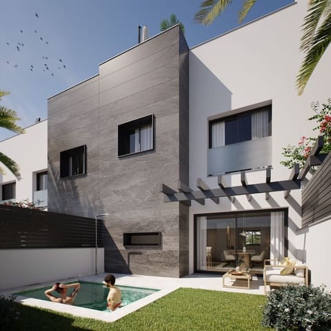3 bedroom Townhouse for sale in Los Pacos, Fuengirola with pool garage - € 635,000 (Ref: 8873574)