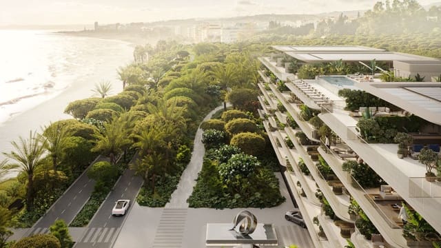 3 makuuhuone Asunto myytävänä paikassa Los Llanos, Estepona mukana uima-altaan 
autotalli - 3 550 000 € (Ref: 9474798)