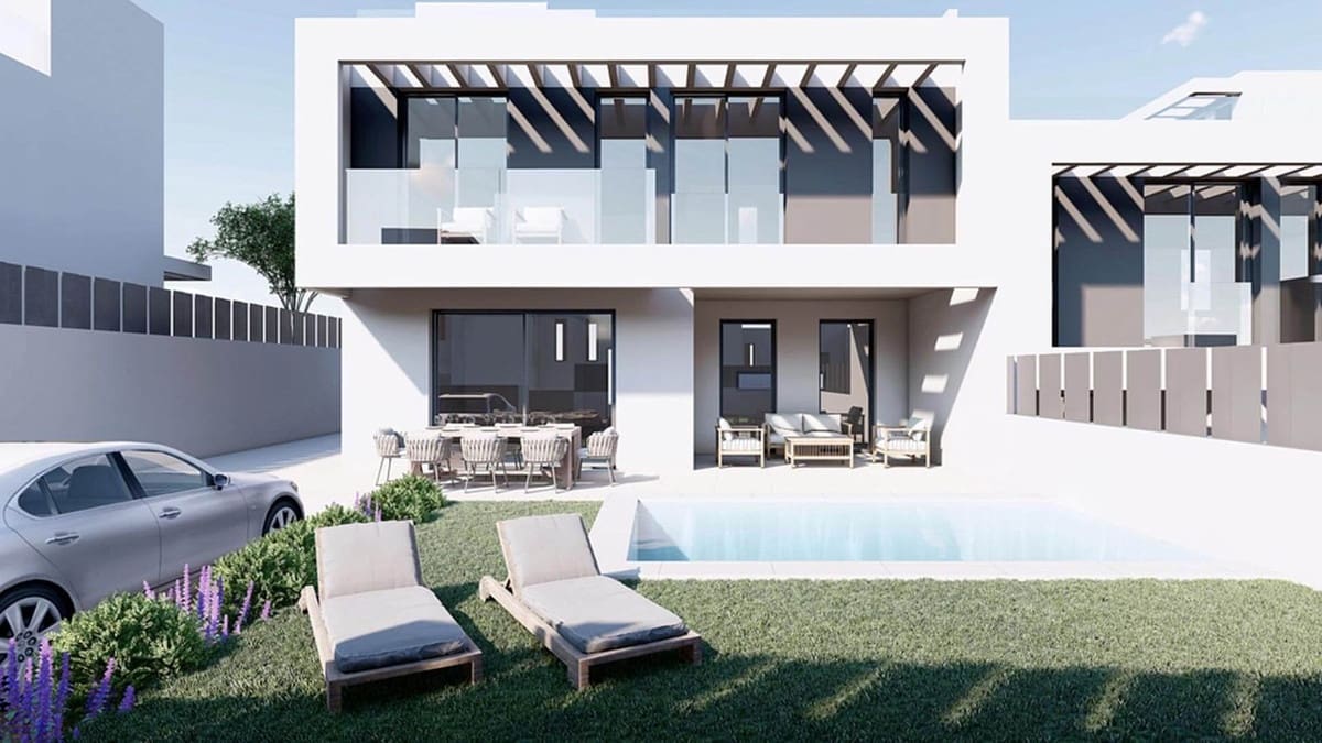 3 soveværelse Byhus til salg i Mijas med swimmingpool garage - € 565.000 (Ref: 9499733)