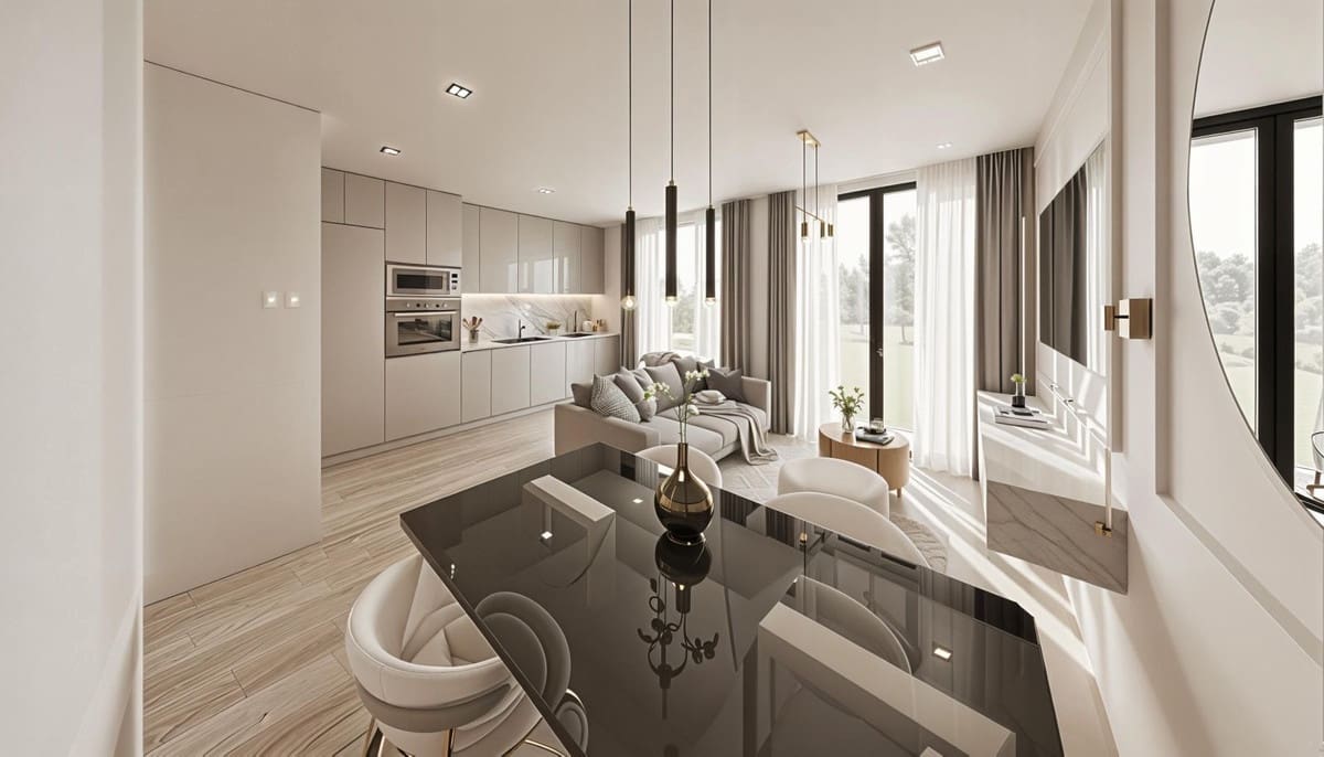 1 slaapkamer Flat te koop in Las Lagunas de Mijas met zwembad garage - € 215.727 (Ref: 9519211)