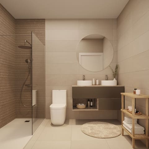 1 sypialnia Apartament na sprzedaż w Las Flores, Mijas z basenem garażem - 370 000 € (Ref: 9586120)