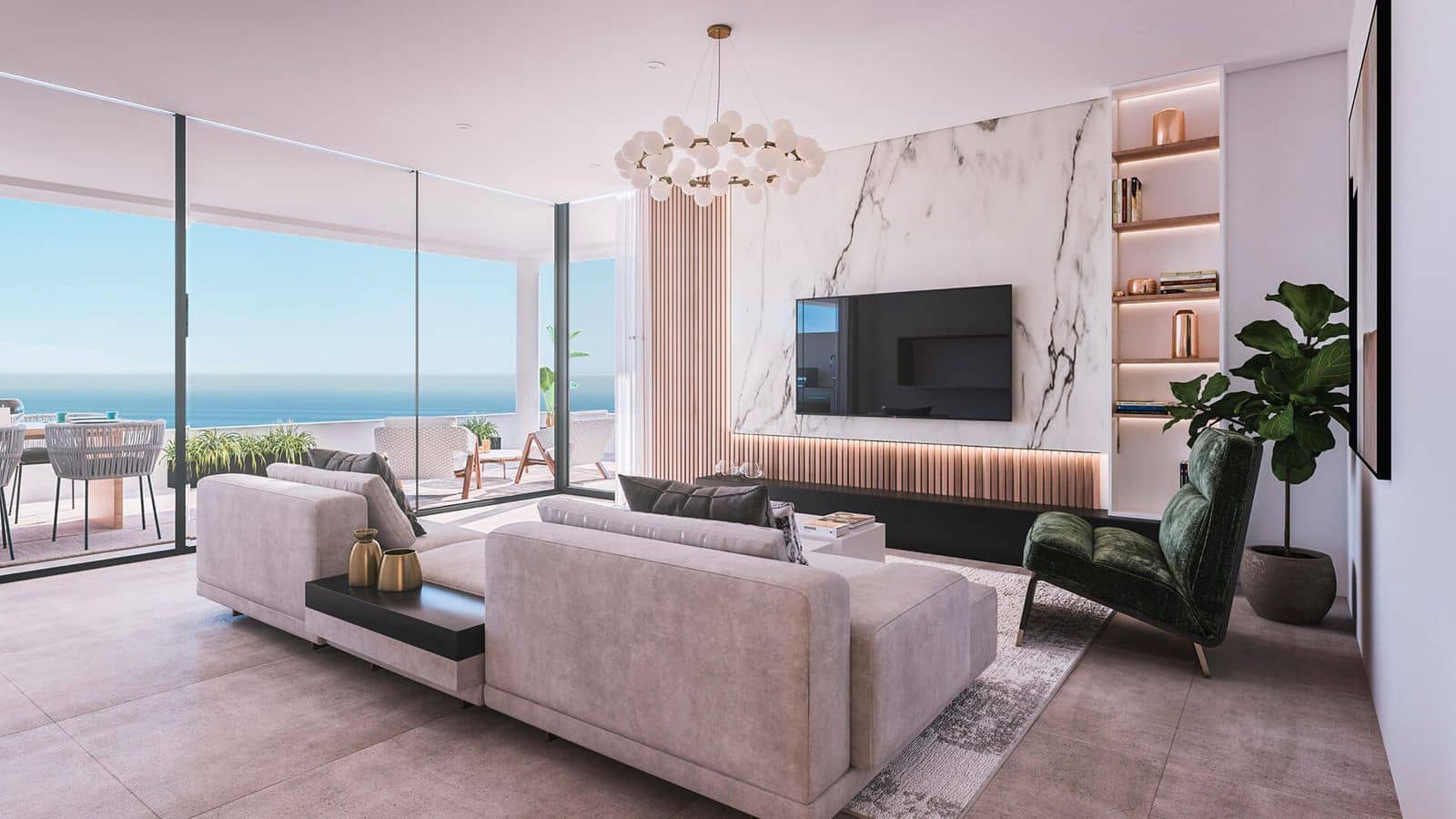 Apartamento de 3 habitaciones en Estepona en venta con piscina garaje - 847.000 € (Ref: 9672456)