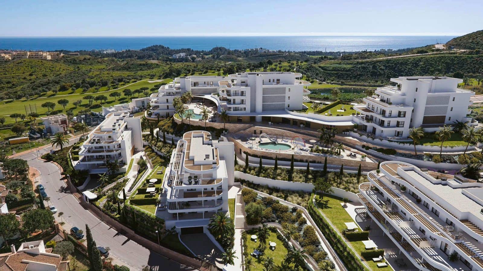 1 sypialnia Apartament na sprzedaż w Mijas z basenem garażem - 390 000 € (Ref: 9672468)