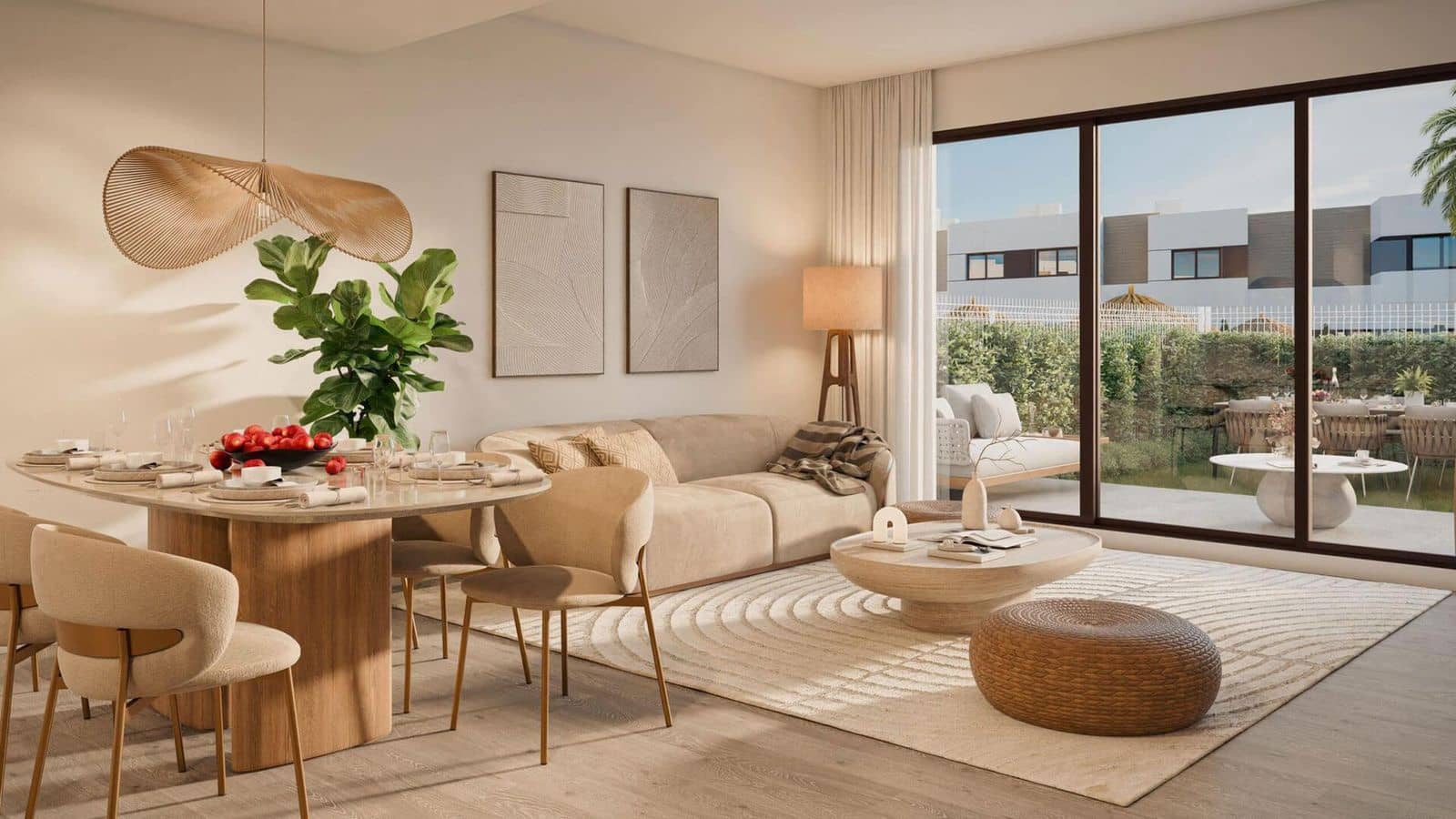 3 soveværelse Semi-Rækkehus til salg i Mijas med swimmingpool garage - € 445.000 (Ref: 9672525)