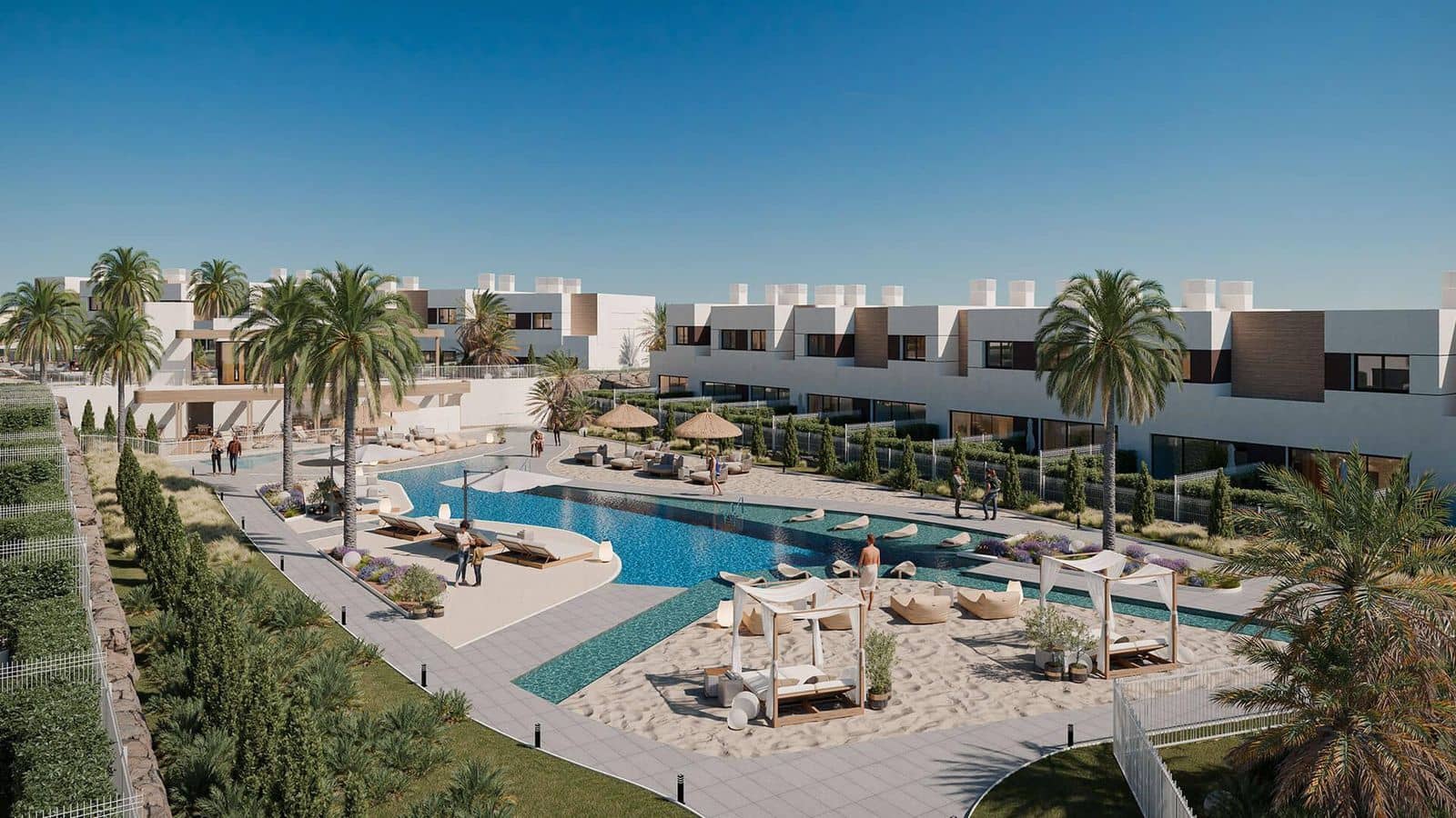 3 soveværelse Semi-Rækkehus til salg i Mijas med swimmingpool garage - € 445.000 (Ref: 9672525)