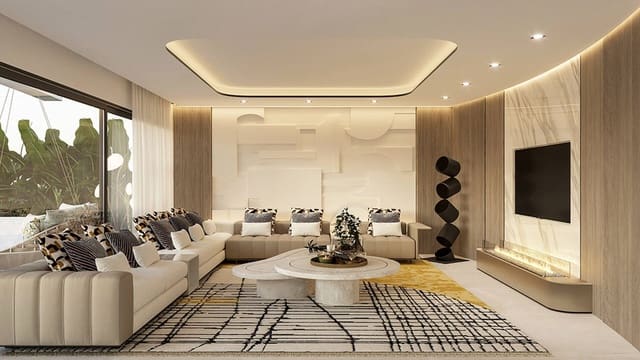 4 soveværelse Lejlighed til salg i Las Chapas, Marbella med swimmingpool garage - € 4.480.000 (Ref: 9672540)