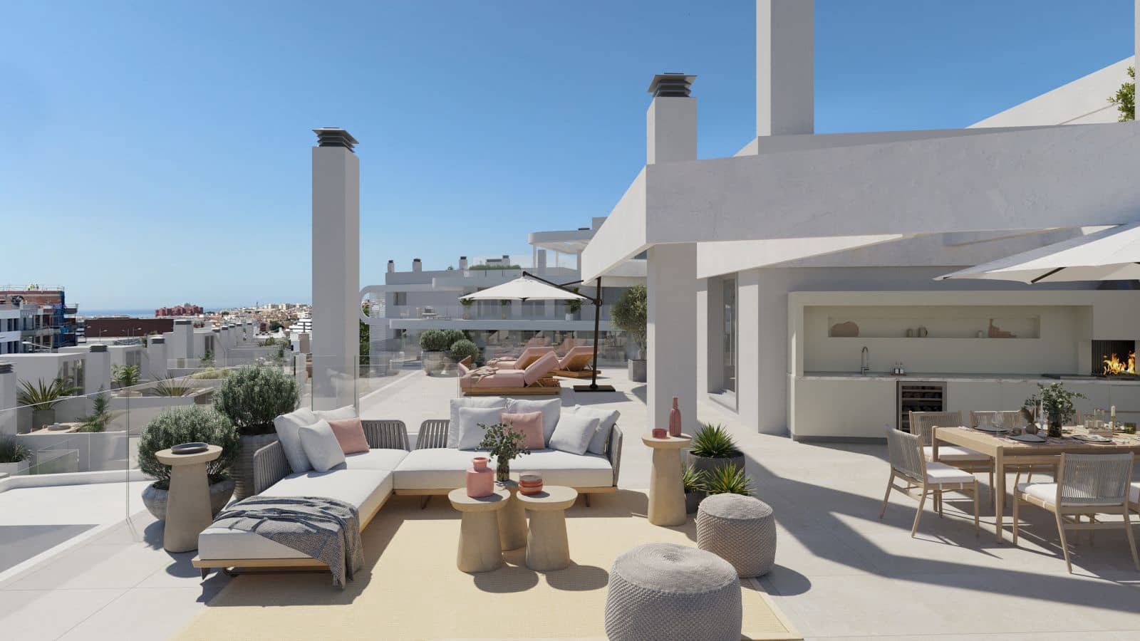 Apartamento de 2 habitaciones en Estepona en venta con piscina garaje - 380.000 € (Ref: 9672547)