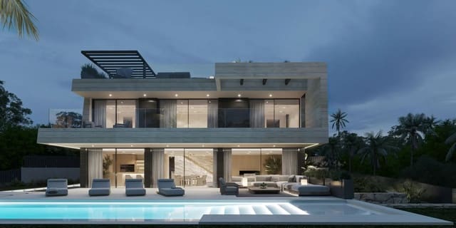 5 sypialnia Willa na sprzedaż w Nagüeles Alto, Marbella z basenem garażem - 5 700 000 € (Ref: 9672687)