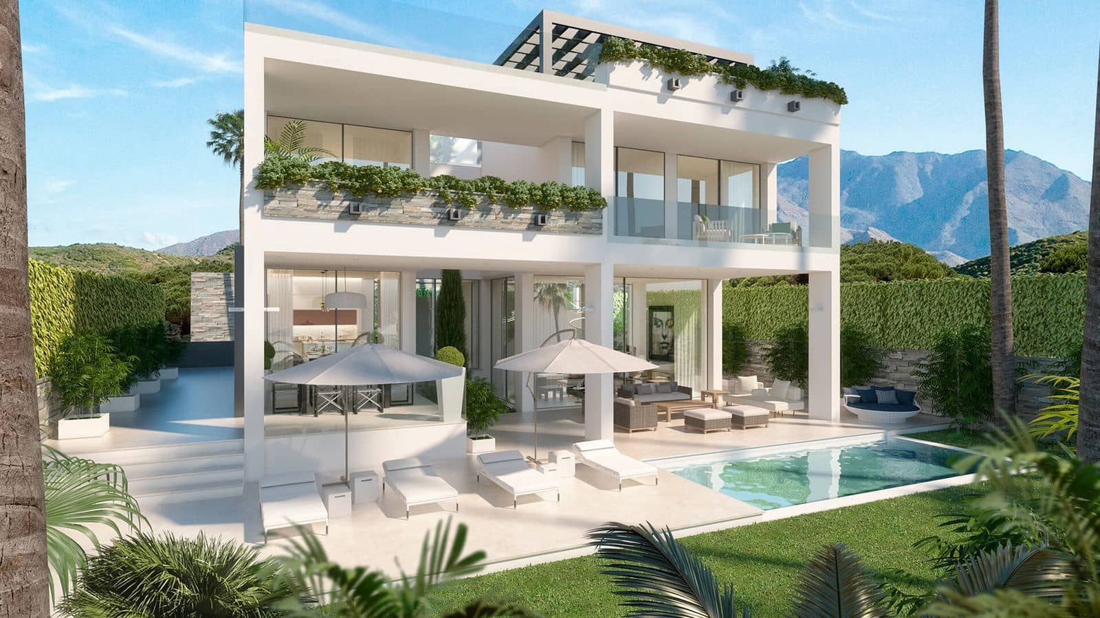 3 sypialnia Willa na sprzedaż w Estepona z basenem garażem - 1 400 000 € (Ref: 9822770)