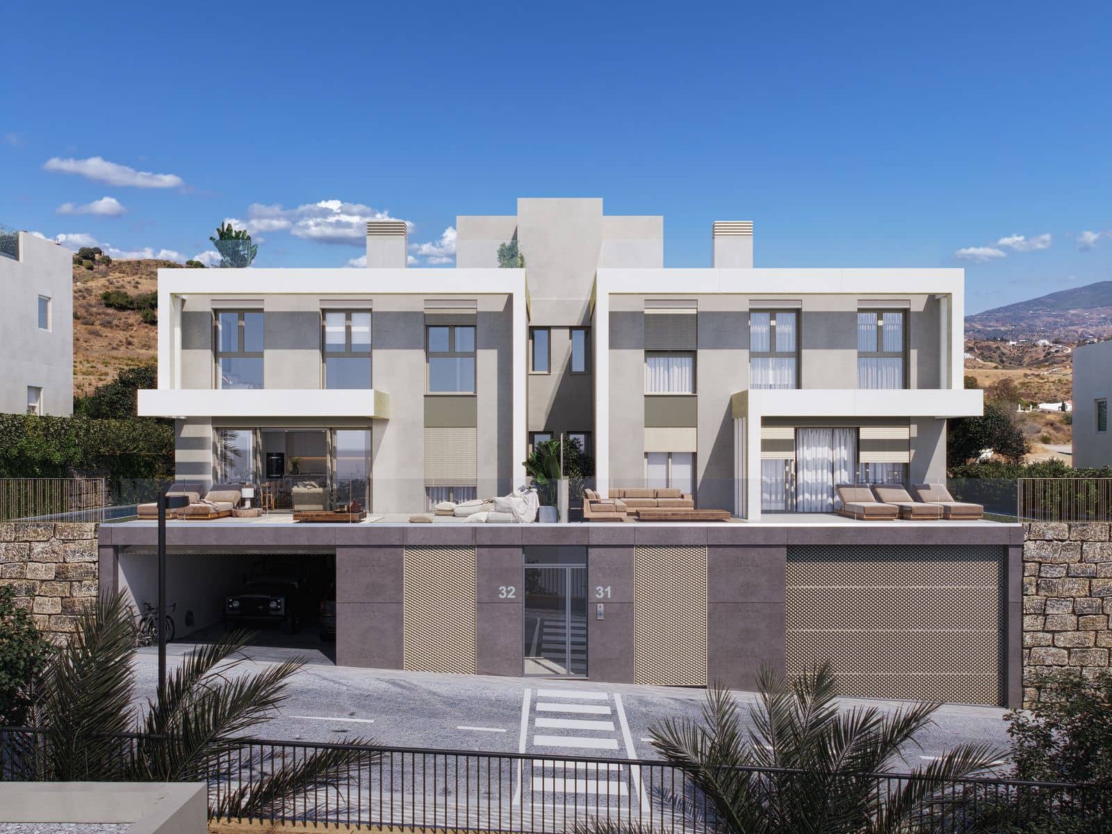 4 camera da letto Villetta Bifamiliare in vendita in Mijas con piscina garage - 970.000 € (Rif: 9994046)