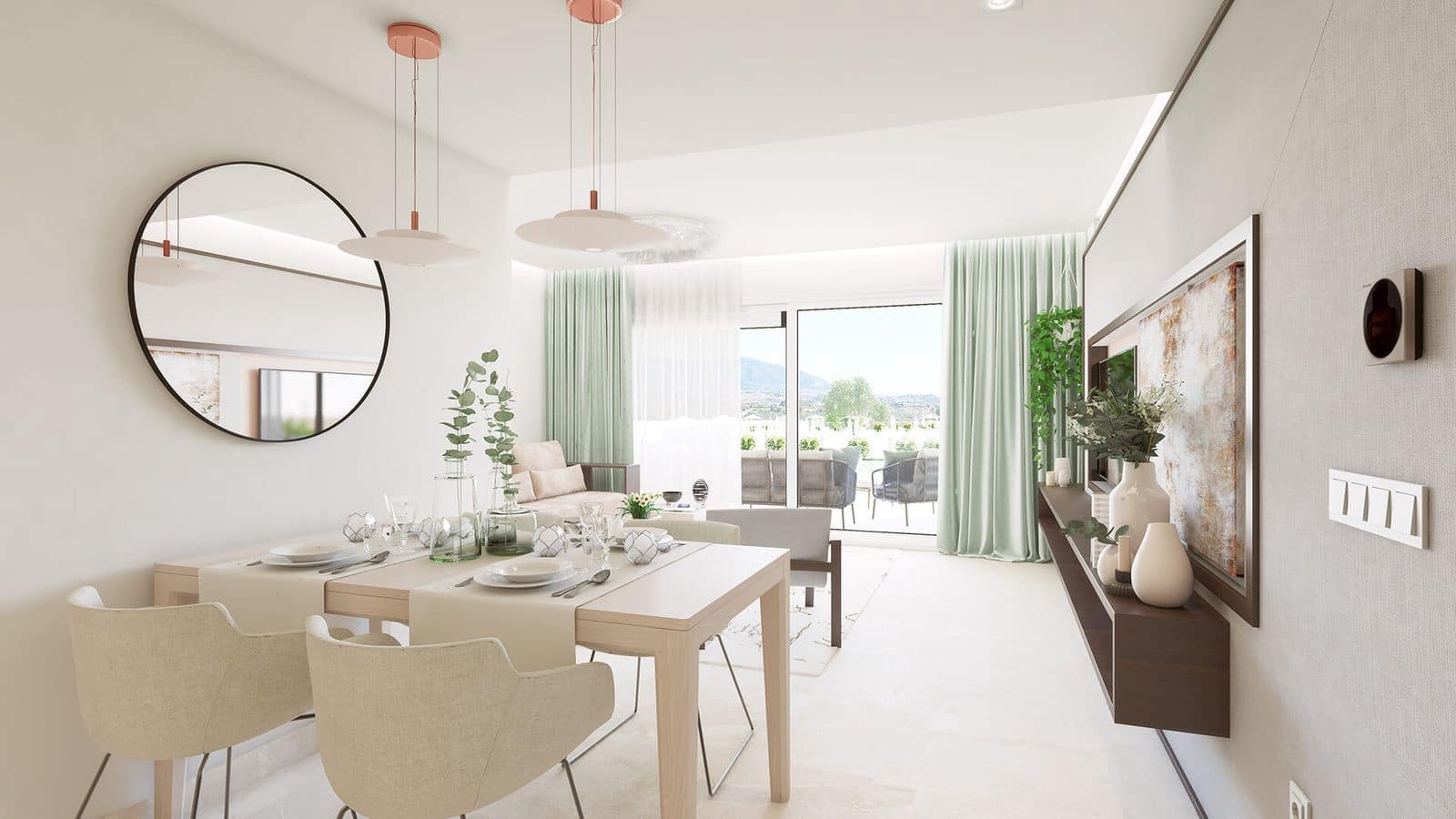 3 sypialnia Apartament na sprzedaż w Mijas z basenem garażem - 400 000 € (Ref: 9994127)
