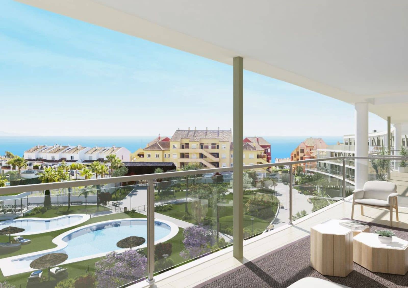 2 bedroom Beach Apartment for sale in Manilva with pool garage - € 320,000 (Ref: 9994169)