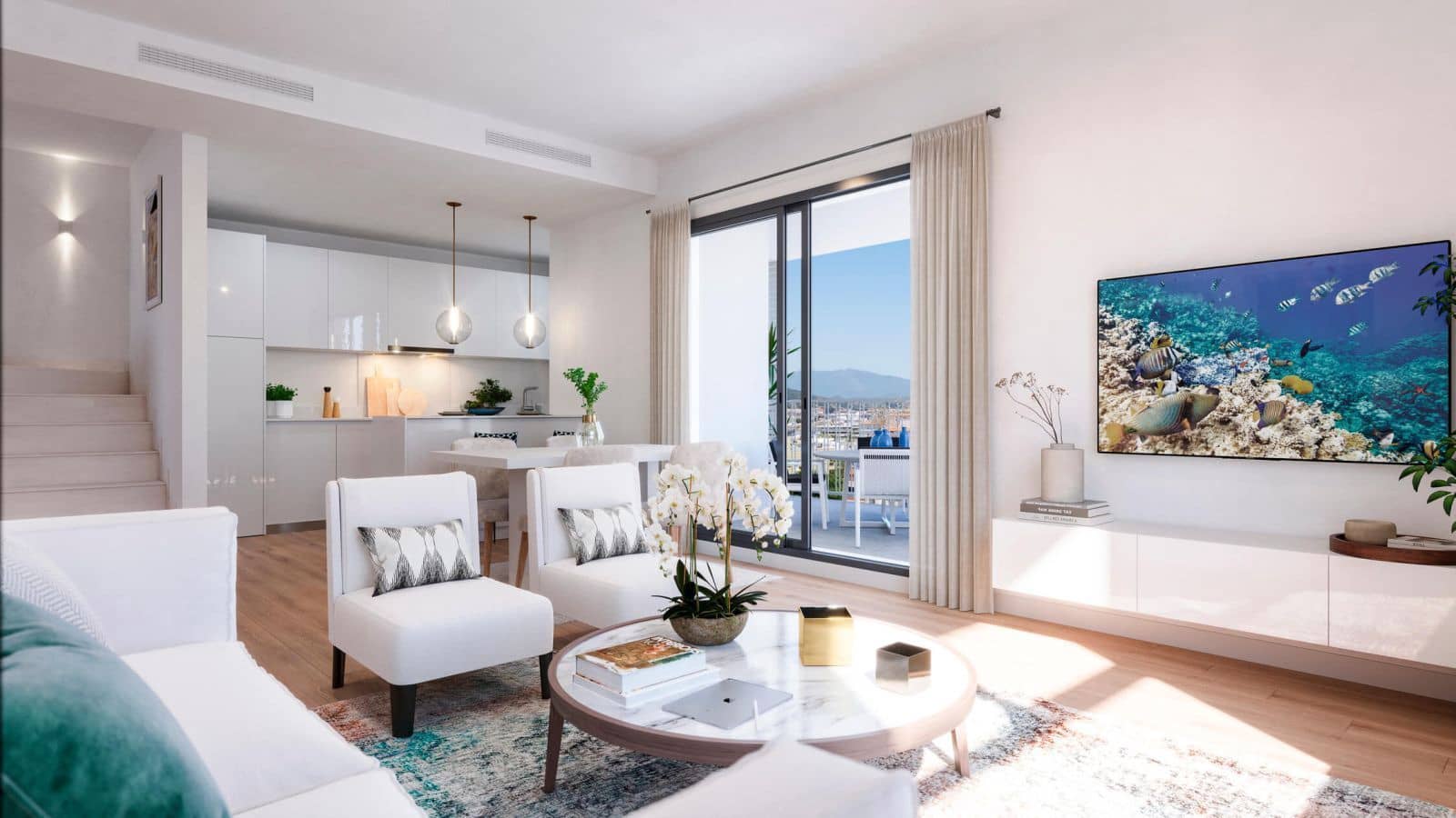 2 quarto Penthouse para venda em Estepona com piscina - 669 500 € (Ref: 9995036)