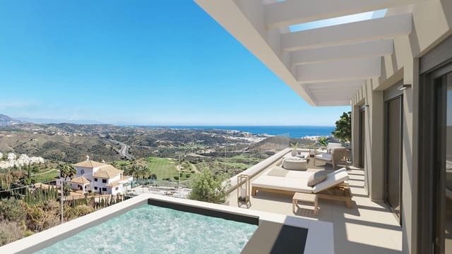 2 soverom Penthouse til salgs i Riviera del Sol, Mijas med svømmebasseng garasje - € 720 000 (Ref: 9995083)