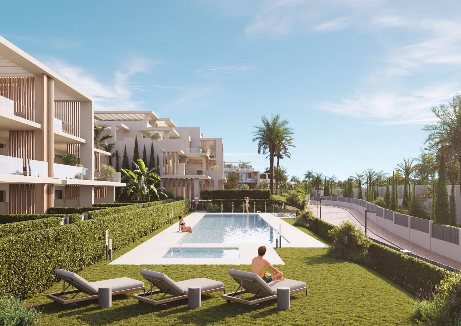 3 quarto Apartamento para venda em Estepona com piscina garagem - 799 000 € (Ref: 9995632)