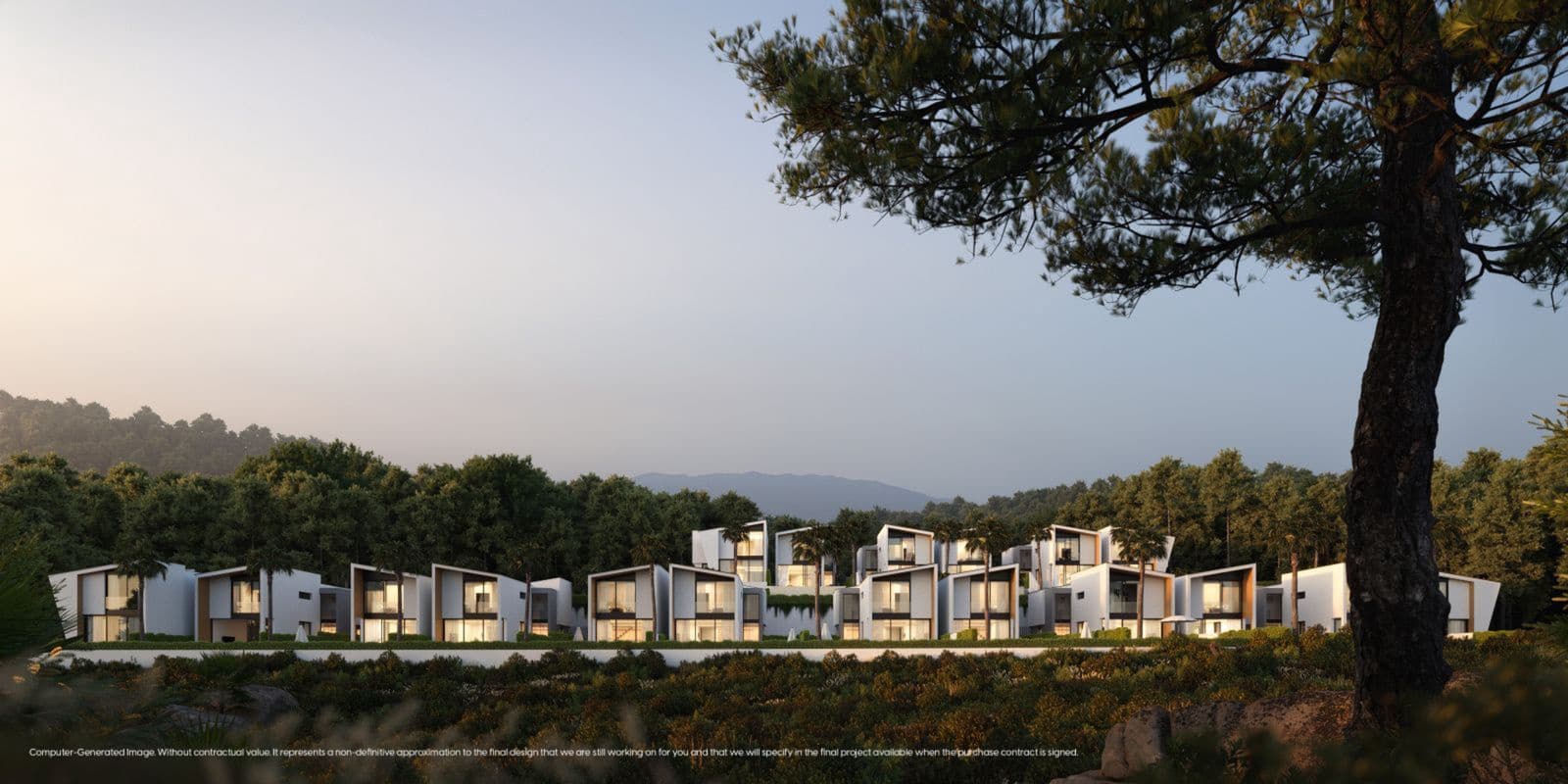 3 soverom Kjedet enebolig til salgs i Mijas med svømmebasseng garasje - € 1 324 000 (Ref: 9995658)