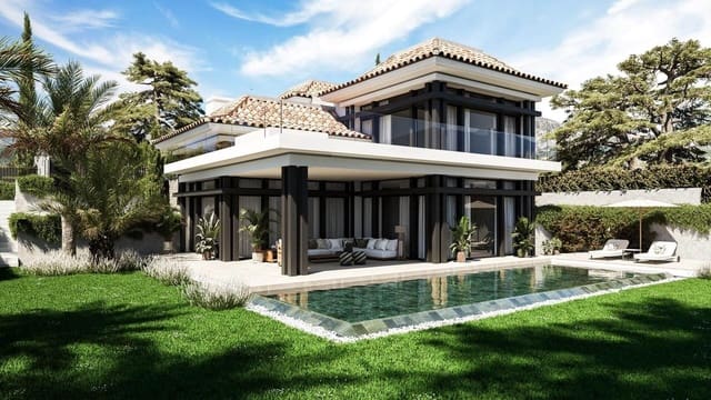 Chalet de 4 habitaciones en Nagüeles Alto, Marbella en venta con piscina garaje - 4.900.000 € (Ref: 9995706)