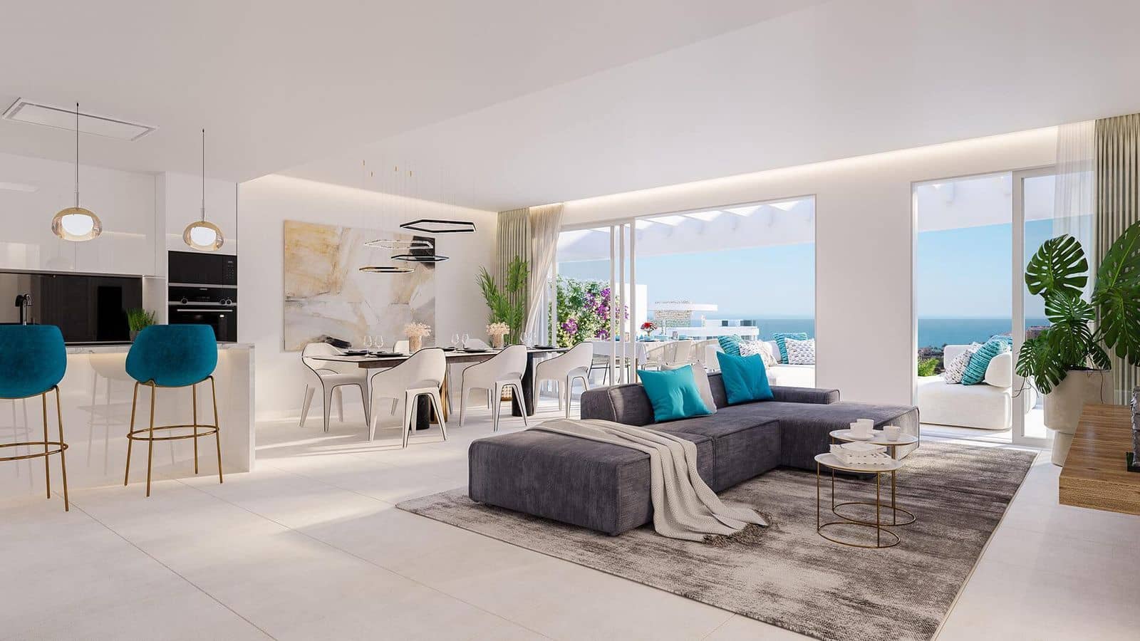 3 bedroom Penthouse for sale in Mijas with pool garage - € 1,350,000 (Ref: 9996961)