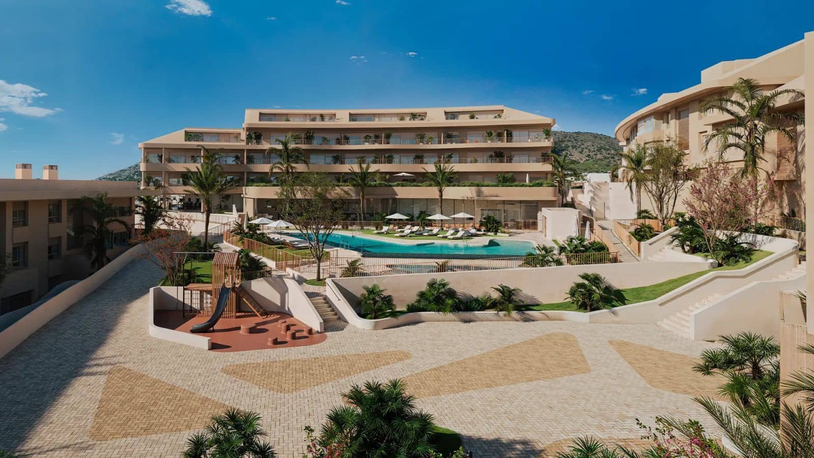 Apartamento de 2 habitaciones en Fuengirola en venta con piscina garaje - 449.000 € (Ref: 9996994)