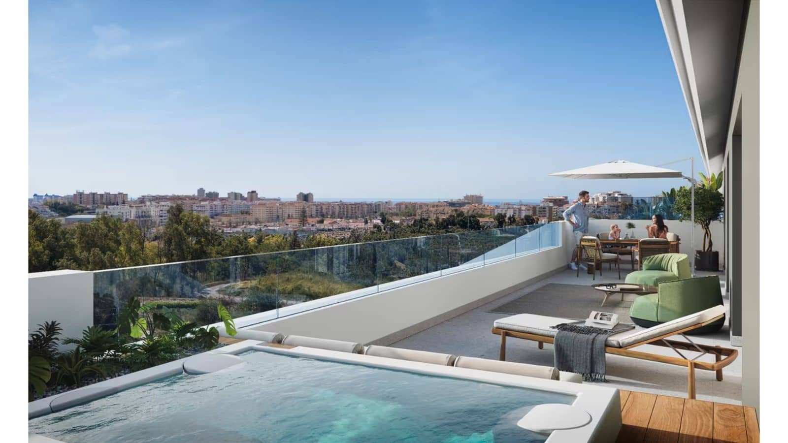 2 slaapkamer Penthouse te koop in Fuengirola met zwembad garage - € 709.000 (Ref: 9997034)