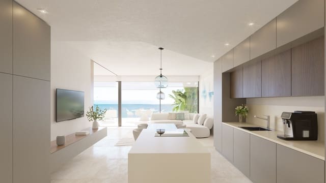 2 soverom Leilighet til salgs i Las Gaviotas  - Carvajal, Fuengirola med svømmebasseng garasje - € 822 000 (Ref: 9997054)
