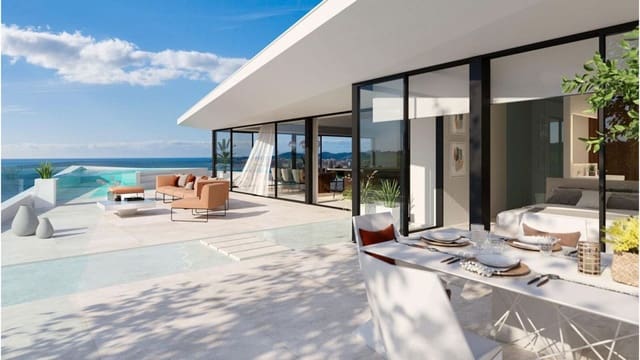 2 soverom Leilighet til salgs i Las Gaviotas  - Carvajal, Fuengirola med svømmebasseng garasje - € 822 000 (Ref: 9997054)
