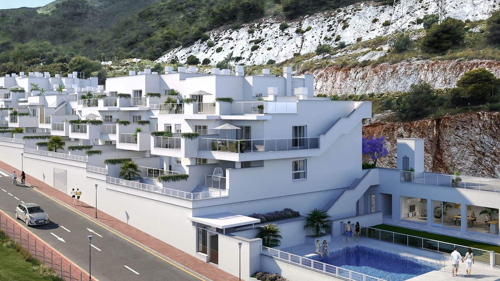 3 soverom Penthouse til salgs i Benalmadena med svømmebasseng garasje - € 418 000 (Ref: 9997057)