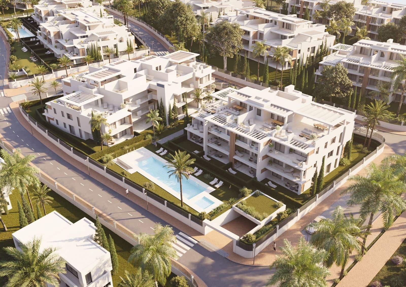 3 sypialnia Apartament na sprzedaż w Estepona z basenem garażem - 799 000 € (Ref: 9998640)