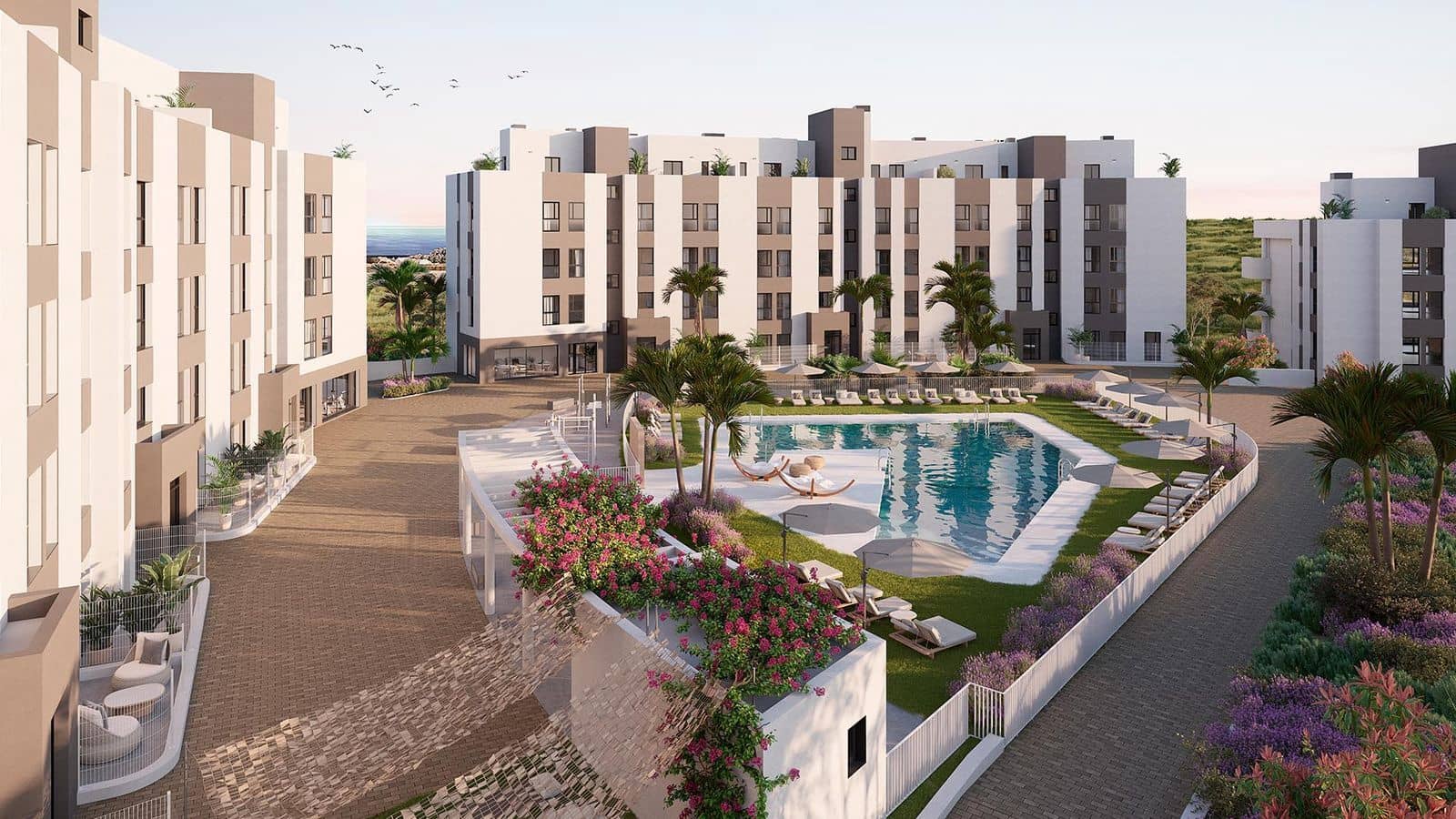 1 makuuhuone Huoneisto myytävänä paikassa Mijas mukana uima-altaan 
autotalli - 263 000 € (Ref: 9998728)