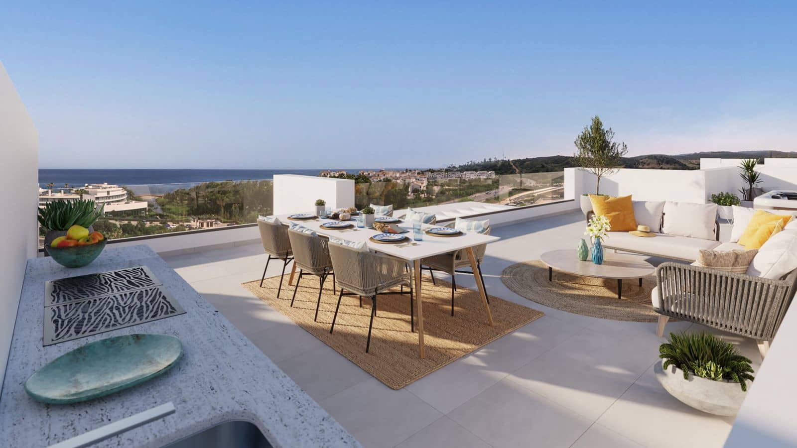 3 sypialnia Penthouse na sprzedaż w Estepona z basenem garażem - 725 000 € (Ref: 9998755)