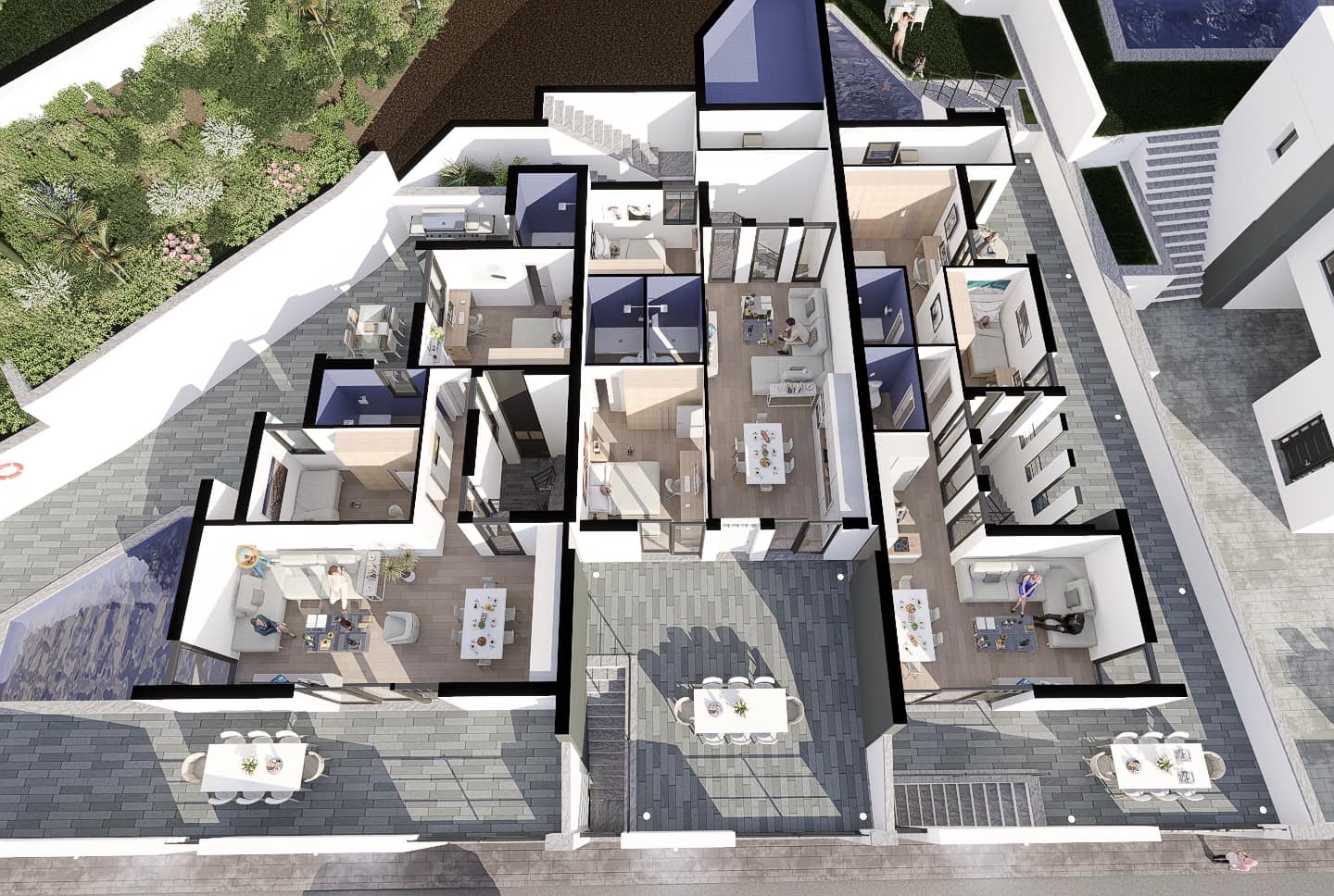 3 makuuhuone Rivitalo myytävänä paikassa Torrox-Costa mukana uima-altaan 
autotalli - 375 000 € (Ref: 8049407)