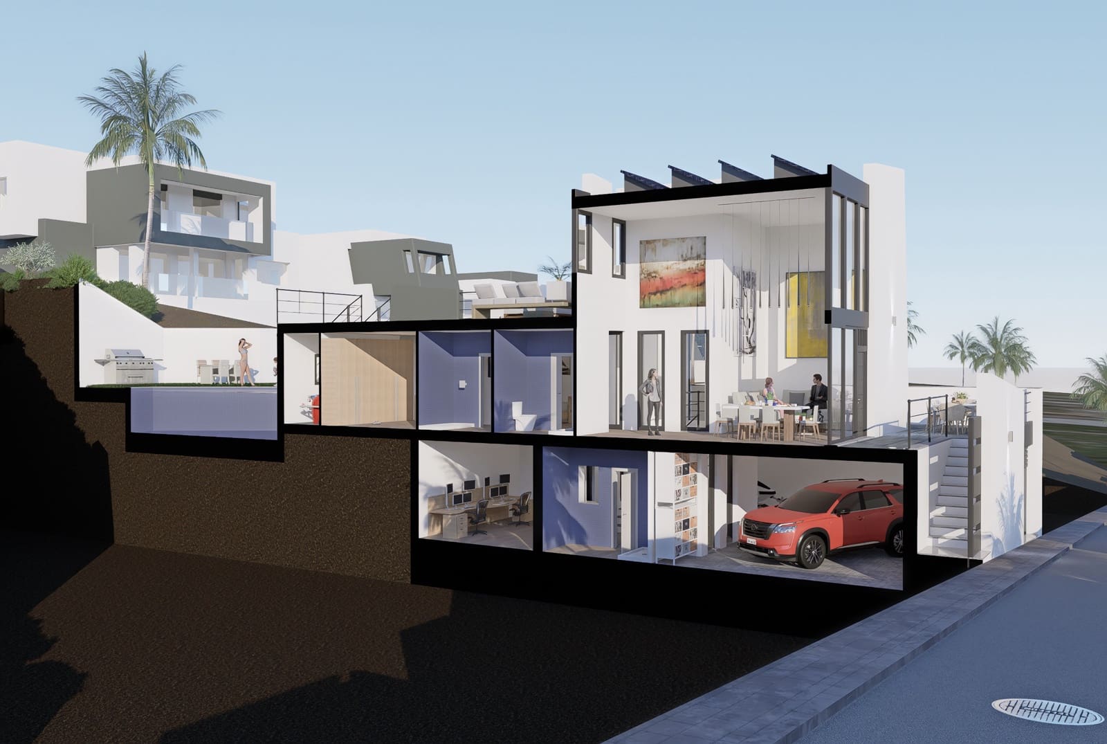 3 makuuhuone Rivitalo myytävänä paikassa Torrox-Costa mukana uima-altaan 
autotalli - 375 000 € (Ref: 8049407)