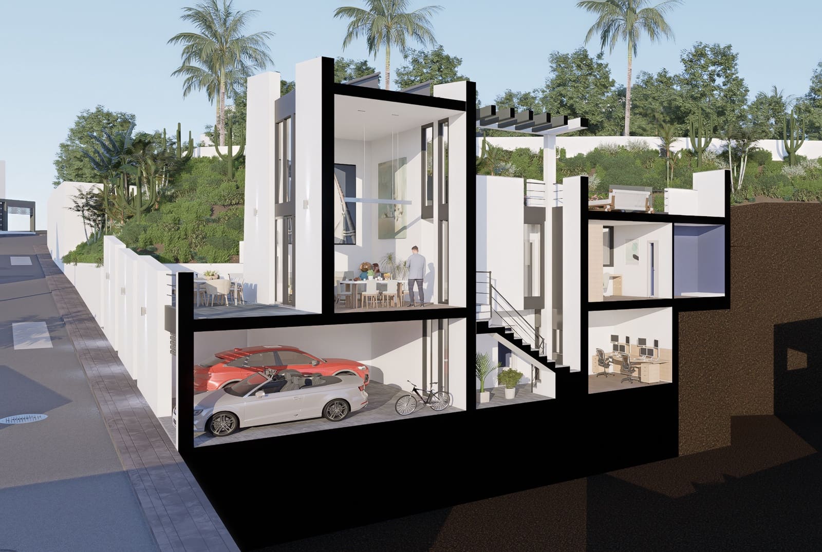 3 makuuhuone Rivitalo myytävänä paikassa Torrox-Costa mukana uima-altaan 
autotalli - 375 000 € (Ref: 8049407)