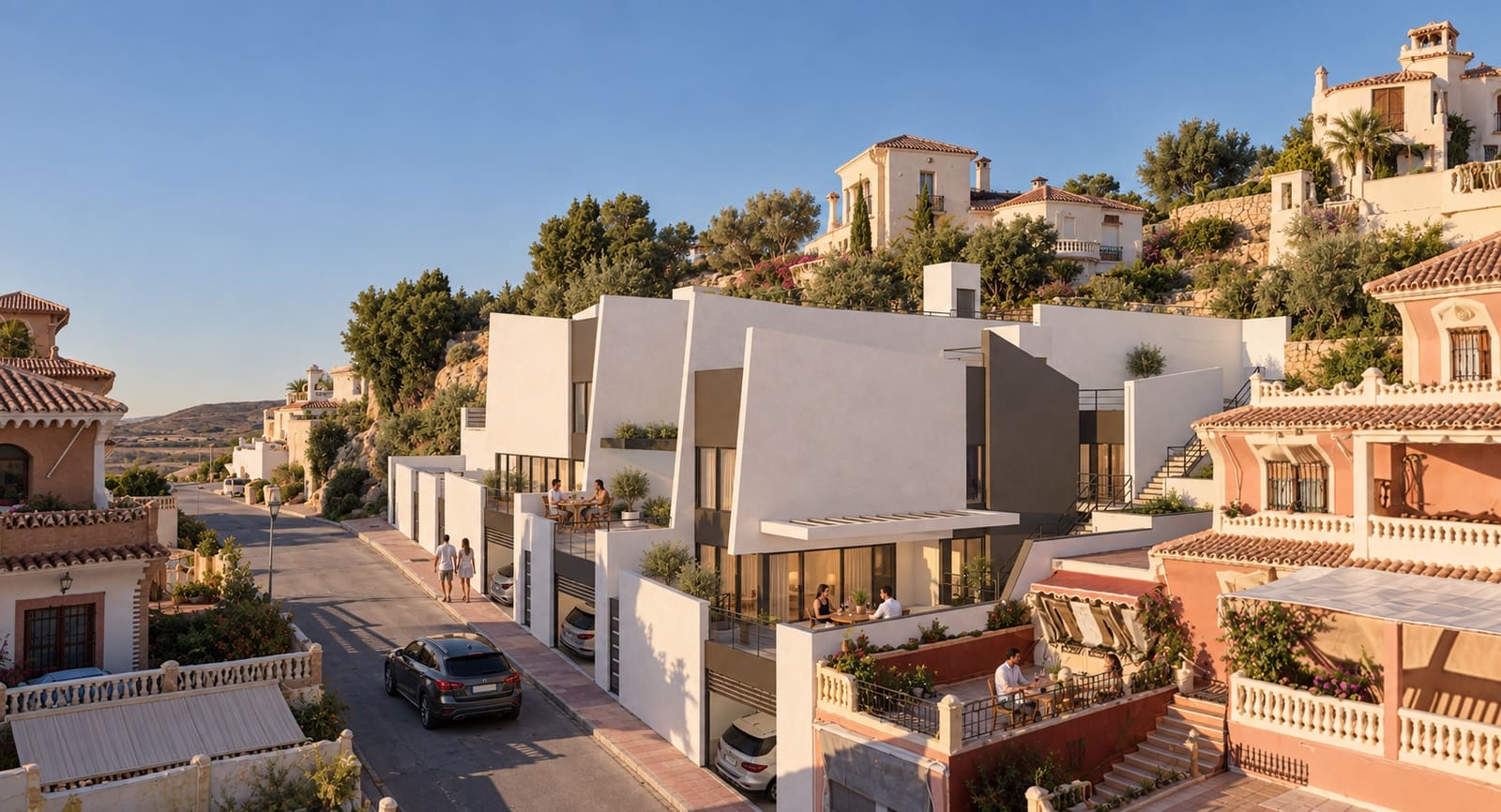 3 soveværelse Rækkehus til salg i Torrox-Costa med swimmingpool garage - € 425.000 (Ref: 8049407)