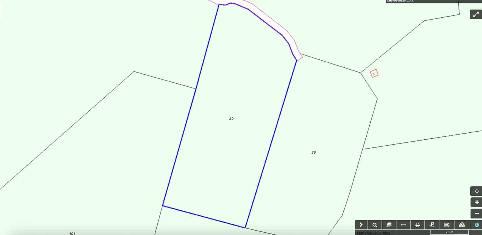 Ubebygd land til salgs i Chiva - € 18 000 (Ref: 8886129)