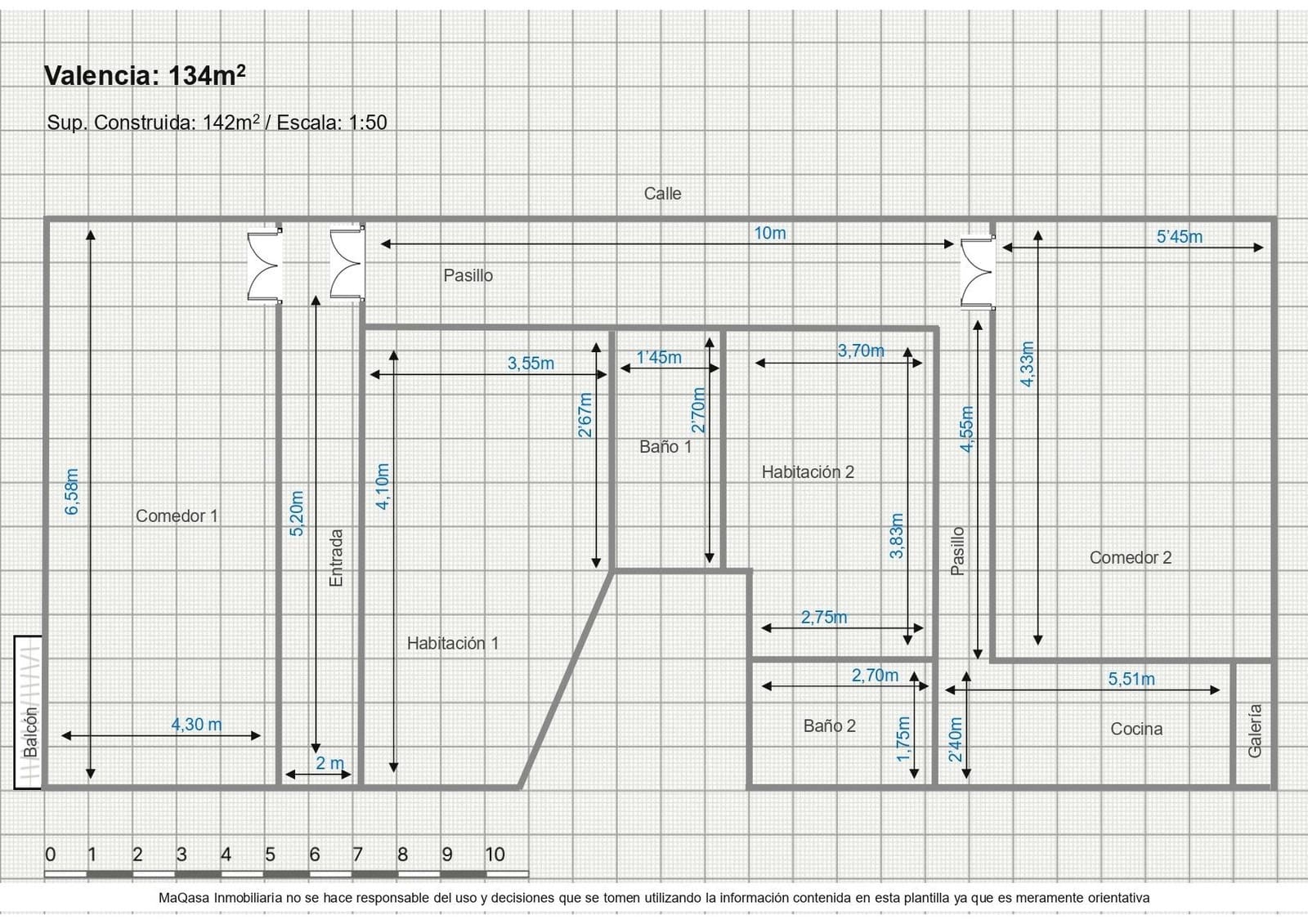 3 soverom Leilighet til salgs i Valencia by - € 425 000 (Ref: 9815937)