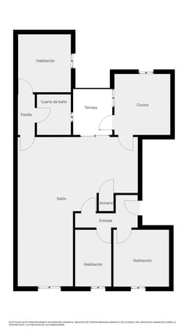 Appartement de 3 chambres à louer à Benimamet, Valence ville - 1 400 € (Ref: 10005579)