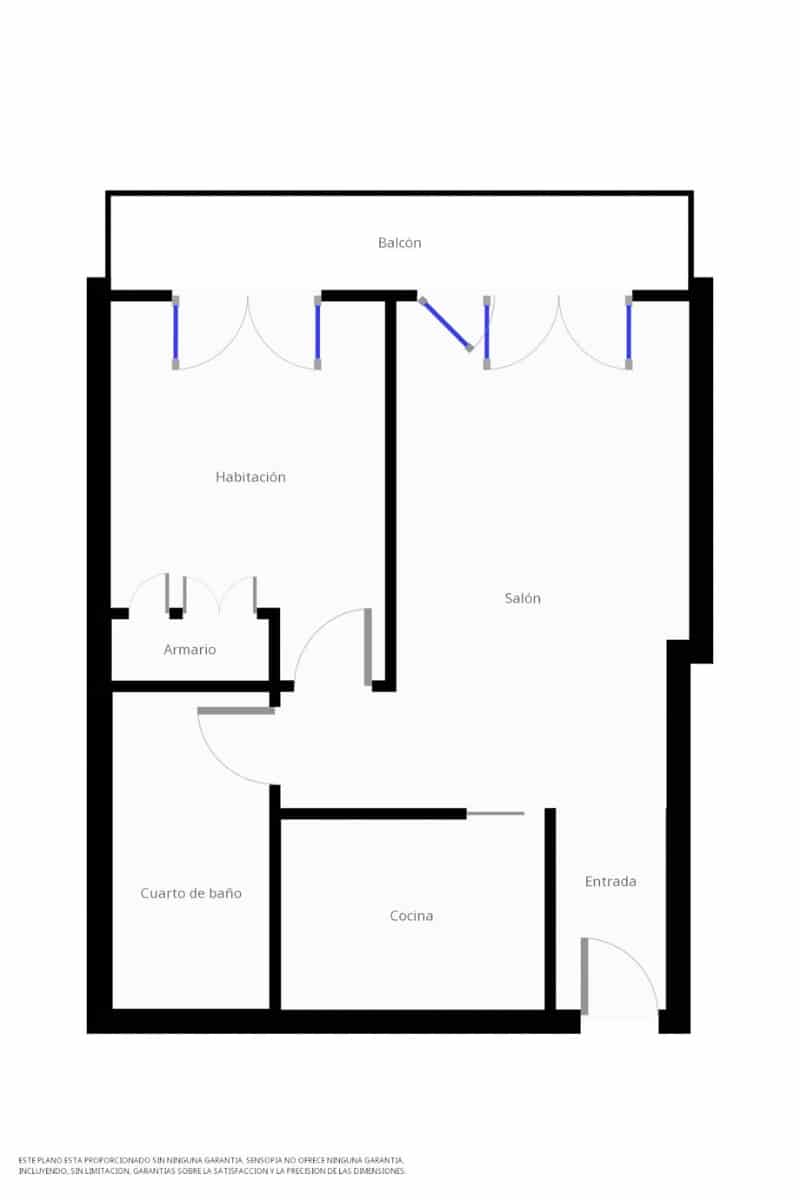 1 camera da letto Appartamento da affittare in Valencia citta con piscina garage - 1.200 € (Rif: 10049573)